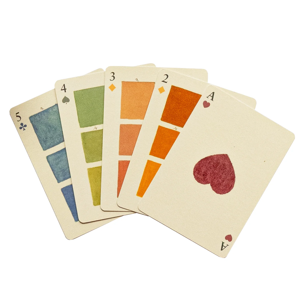 Watercolour Swatches Playing Cards Set of 2 Decks