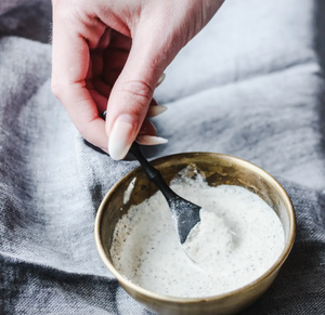 Alabaster Face Mask Jar
