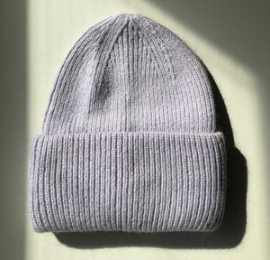 Snow Pastel Angora Beanie
