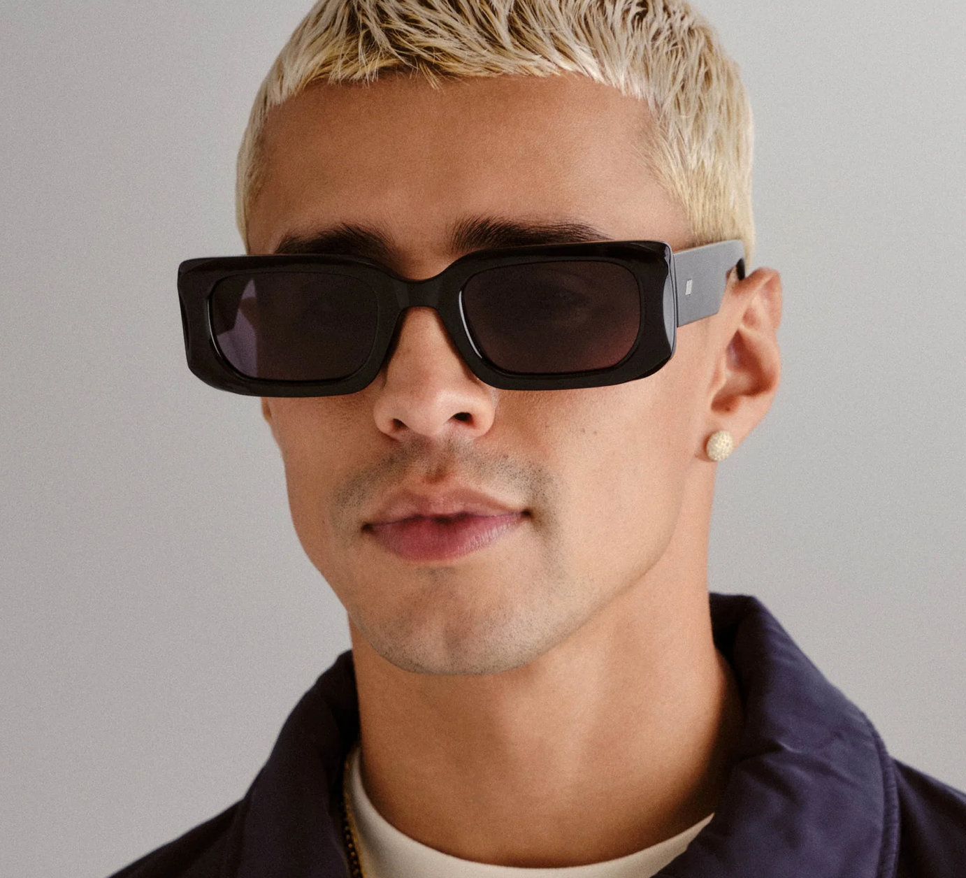 Le Specs Rippled Rebel Black