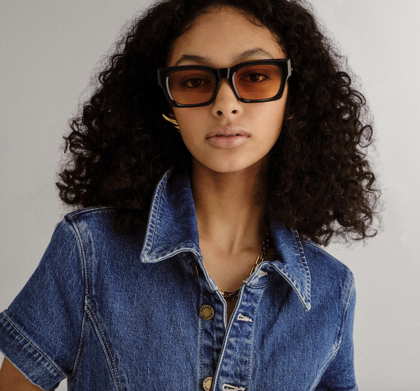 Le Specs Shmood Black Amber Tint