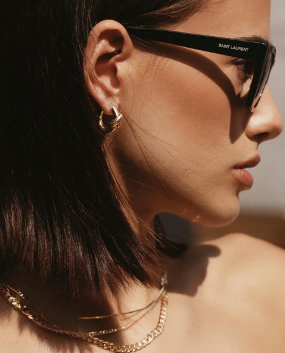 Leah Alexandra Knot Hoops