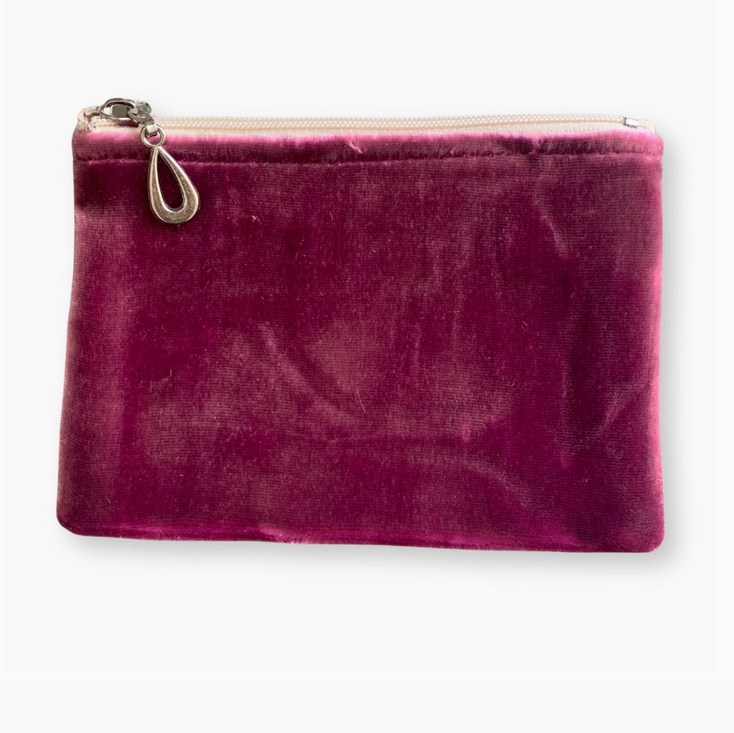 Silk Velvet Coin Purse