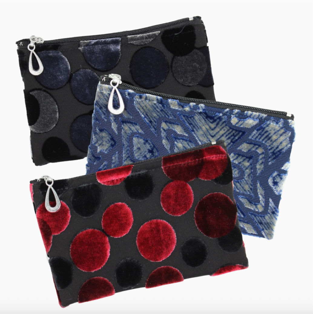 Burnout Velvet Coin Purse
