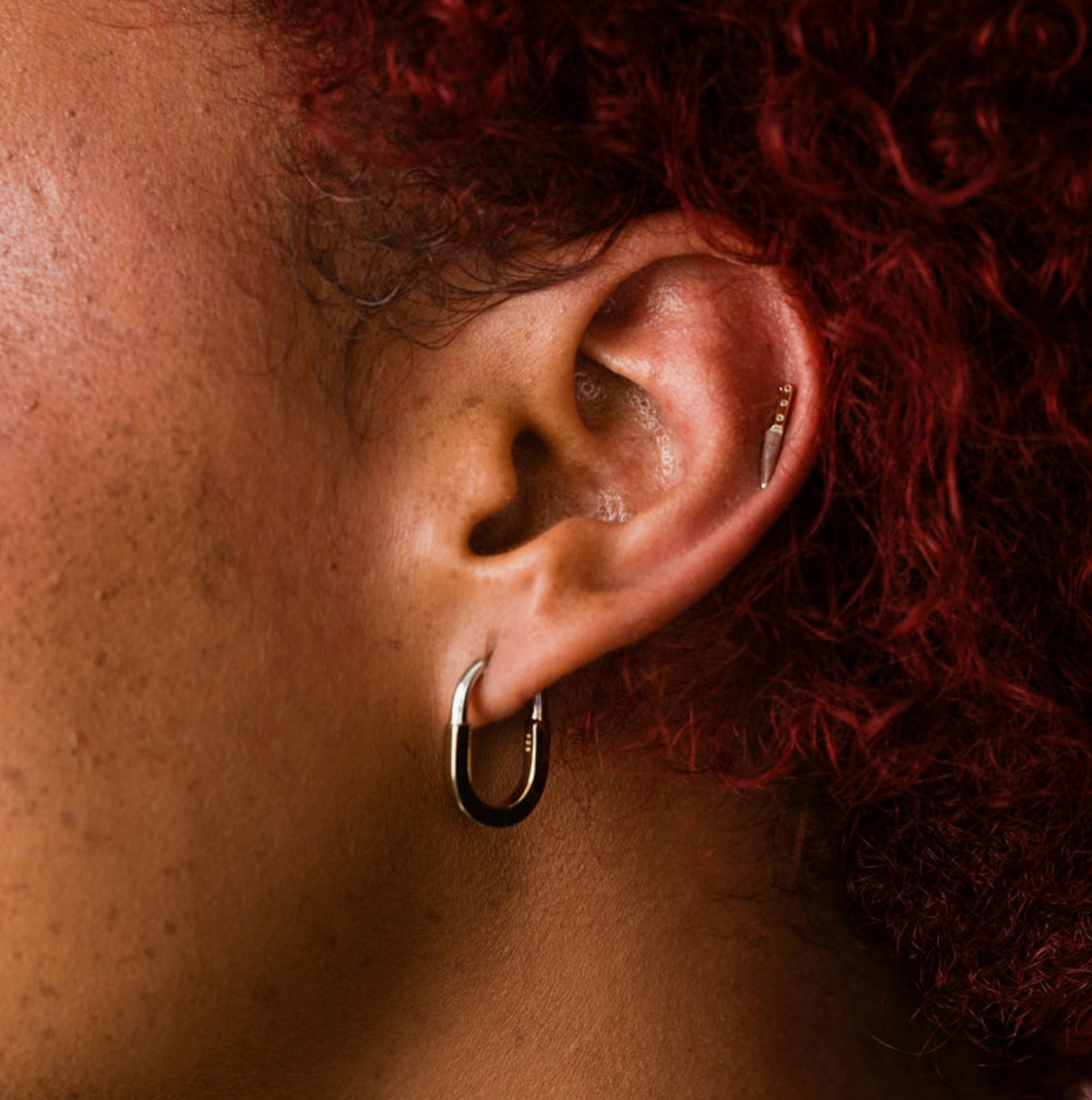 Larissa Loden Mixed Metal Huggies