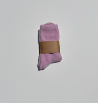 Fluffy Angora Socks