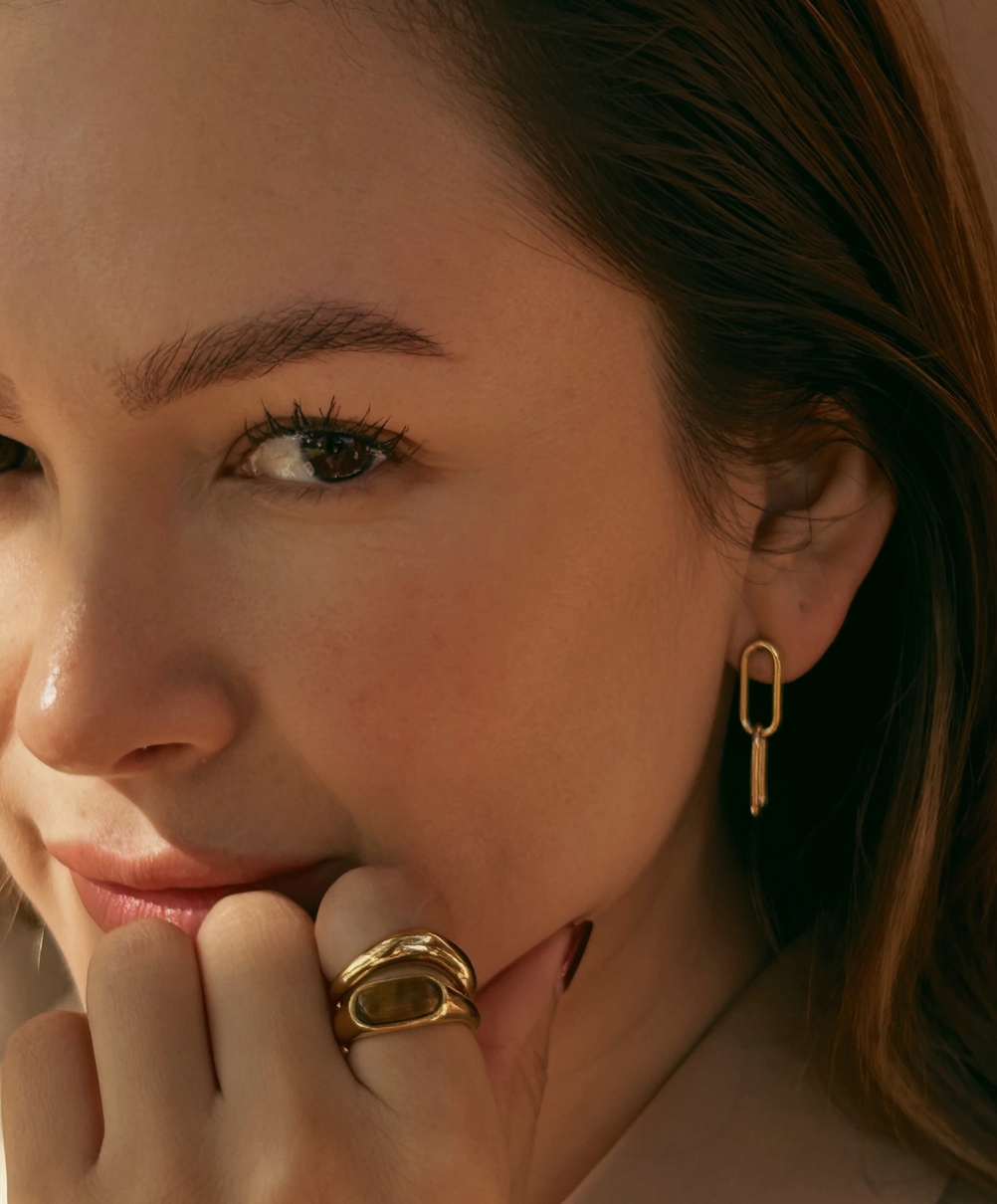 Boem Lennox Paperclip Earrings