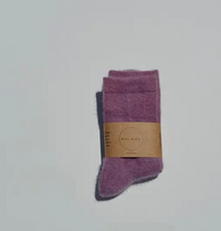Fluffy Angora Socks