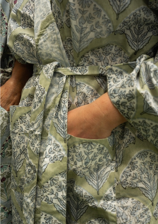 Sakura Green Kimono