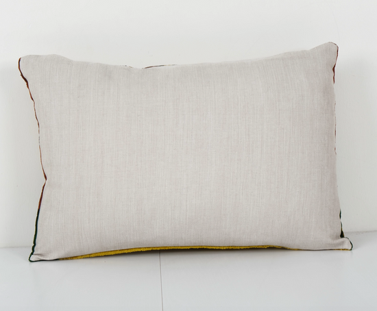 Mustard Tiger Ikat Pillow