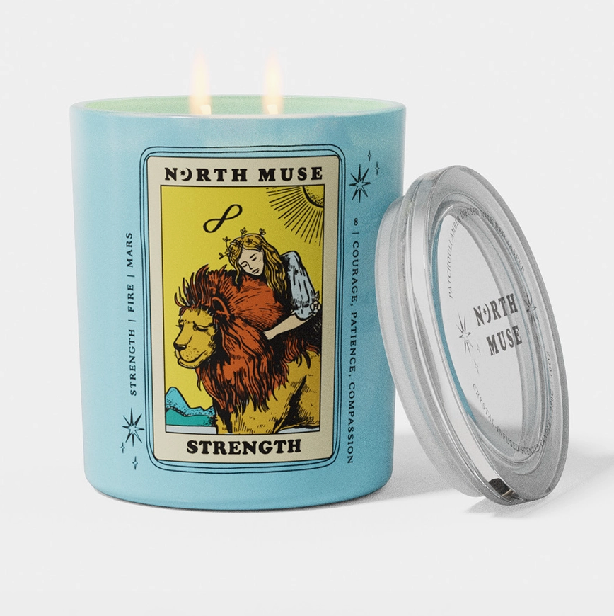 Strength Tarot Candle