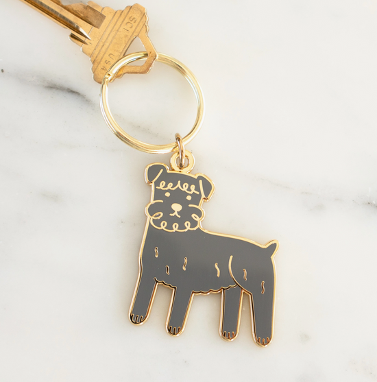 Schnauzer Keychain