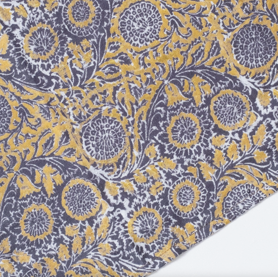 Double Gauze Scarf Banhi Mustard