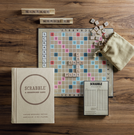 Scrabble Vintage Bookshelf Edition