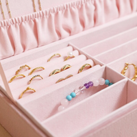 Quilted Velvet Jewellery Box