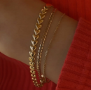 Leah Alexandra Herringheart Bracelet Gold Vermeil