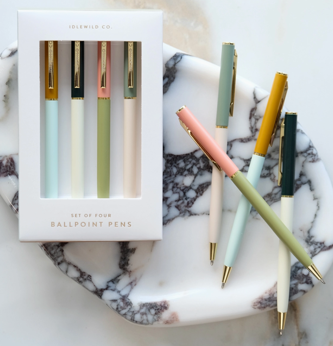City Pallet Pens Set/4 Paris
