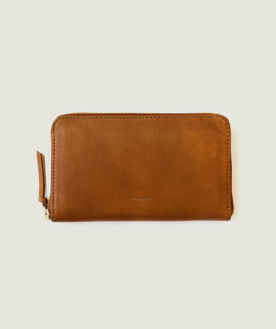 Leather Zip Around Wallet