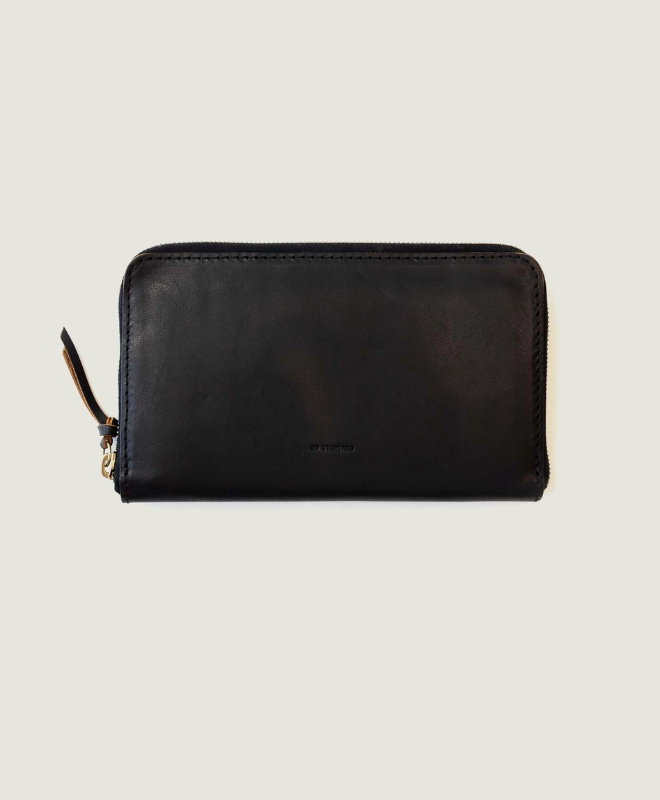 Leather Zip Around Wallet