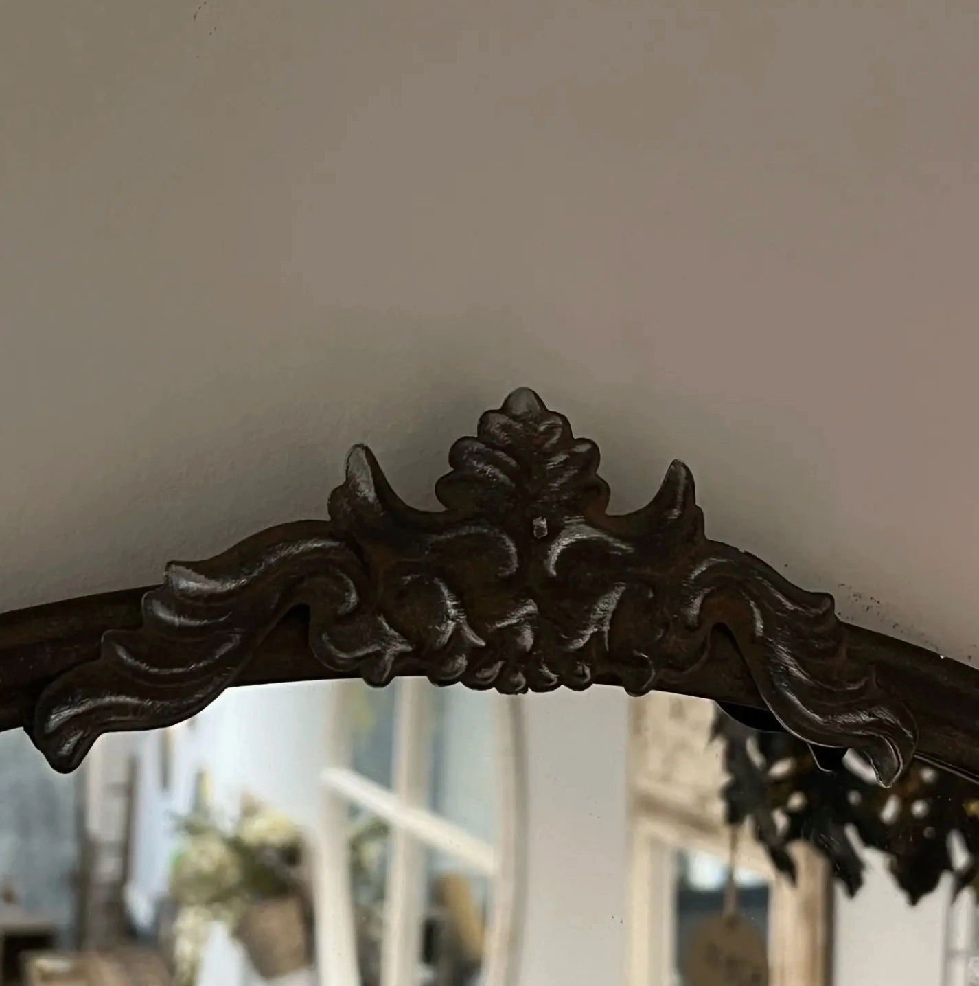 Vintage Iron Frame Mirror
