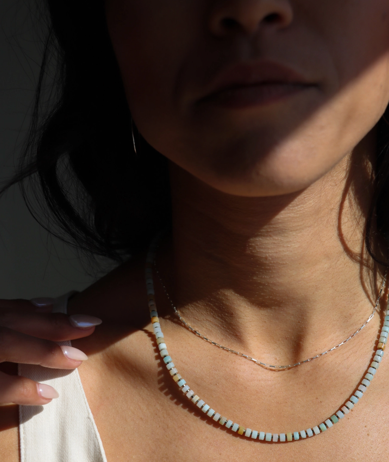 Token Skyline Beaded Necklace