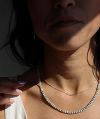 Token Skyline Beaded Necklace