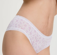 Blush Lace Trim Hipster Petaline