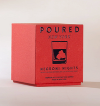 Poured New York Candle Negroni Nights