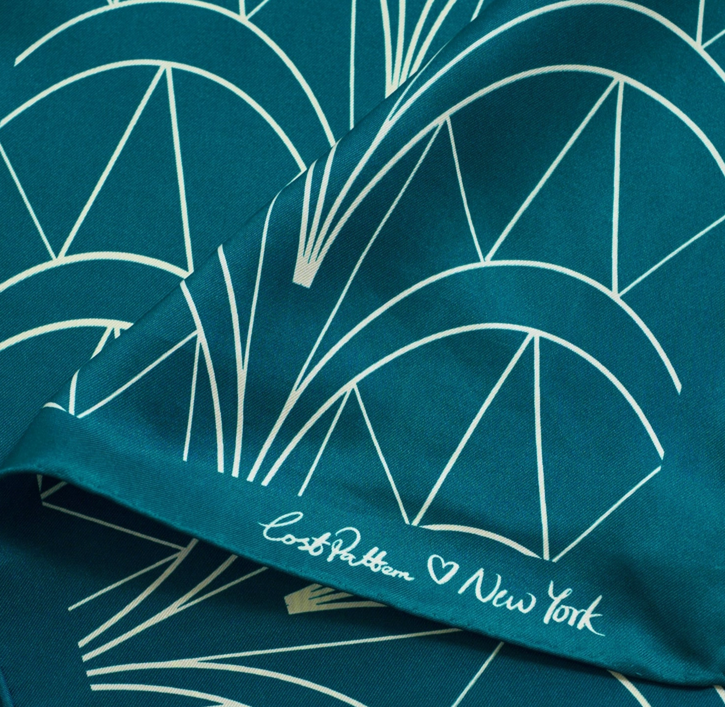 Chrysler Silk Bandana Chrysler Teal