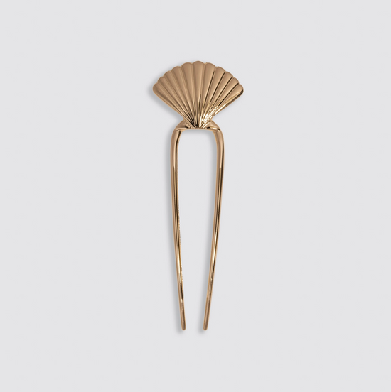 Kitsch Metal Clam Shell French Hair Pin