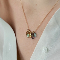 Sophie Deschamps Gold Plated Drop Necklace