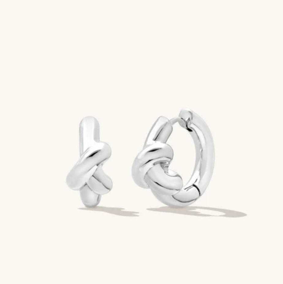Leah Alexandra Knot Hoops