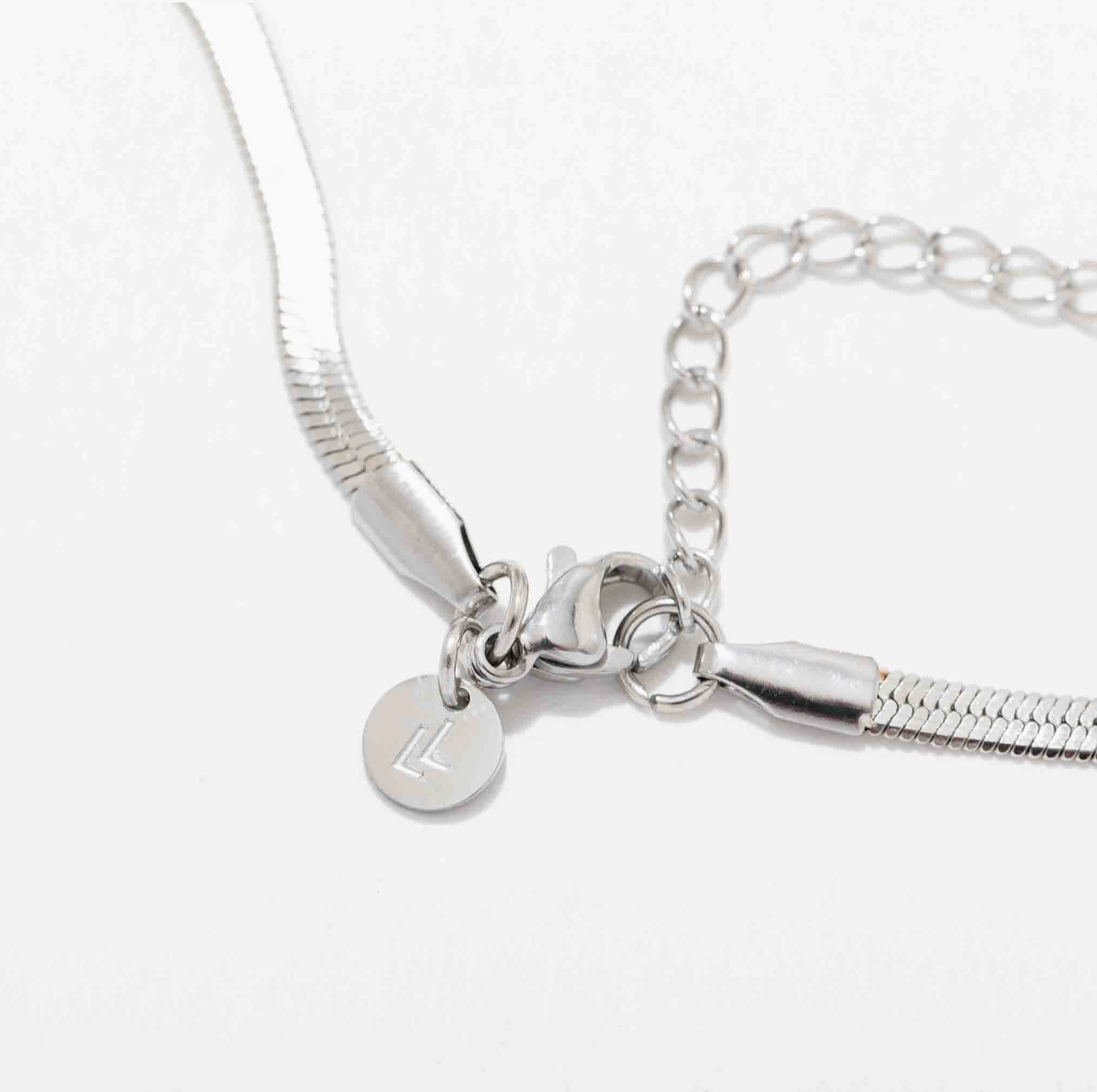 Larissa Loden Herringbone Chain Silver