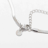 Larissa Loden Herringbone Chain Silver