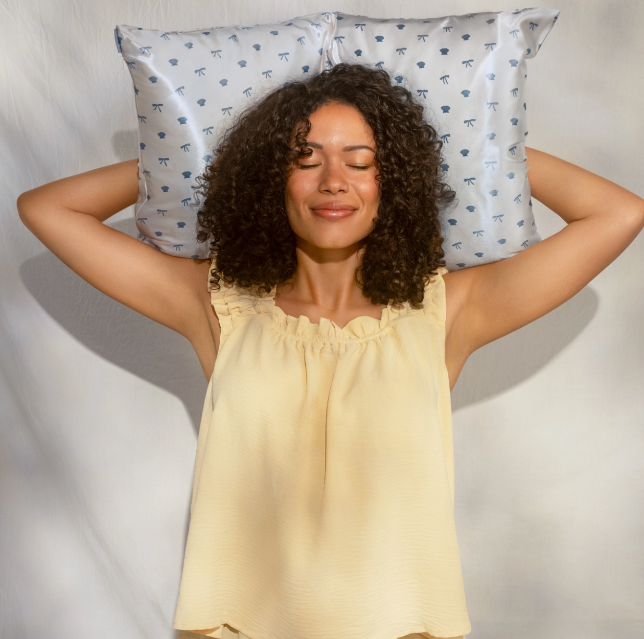 Kitsch Pillowcase Coastal Blue Print
