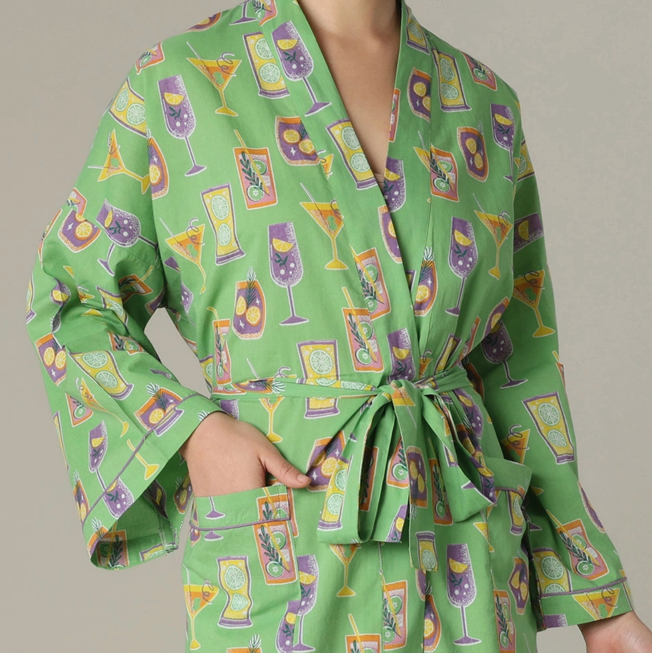 Cocktail Hour Short Robe