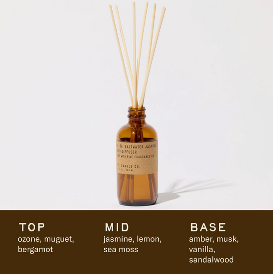 P.f. Candle Diffuser Saltwater Jasmine