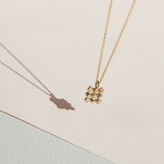 Lindsay Lewis Crosshatch Necklace