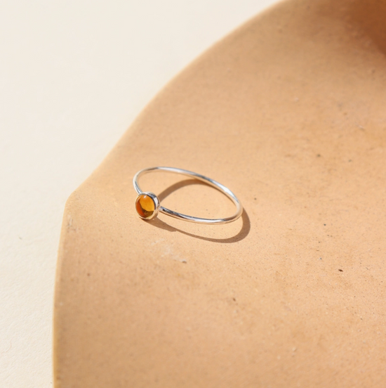 Token Citrine Ring