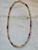 Lillian Faceted Natural Gemstone Necklace