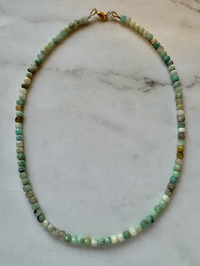 Lillian Faceted Natural Gemstone Necklace