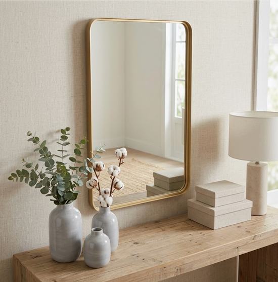 Curved Edge Mirror