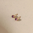 Token Amethyst Studs