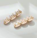 Cat Face Barrette Set/2