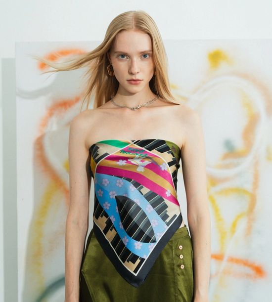 Seasons In The Park Silk Scarf