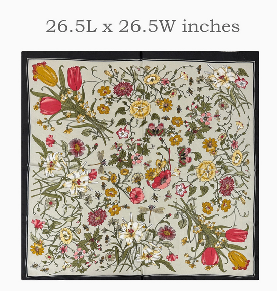 Spring Floral Scarf