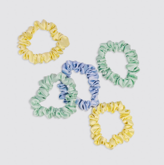 Kitsch Ruched Satin Scrunchies