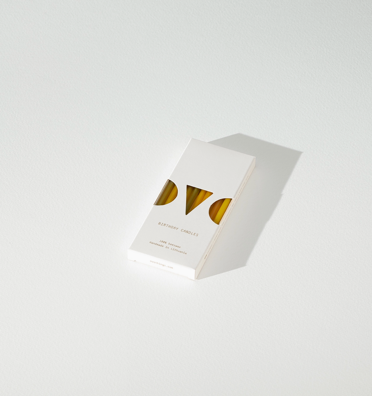 Beeswax Birthday Candles Mini