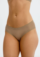 Blush Micro Lace Trim Hipster Truffle