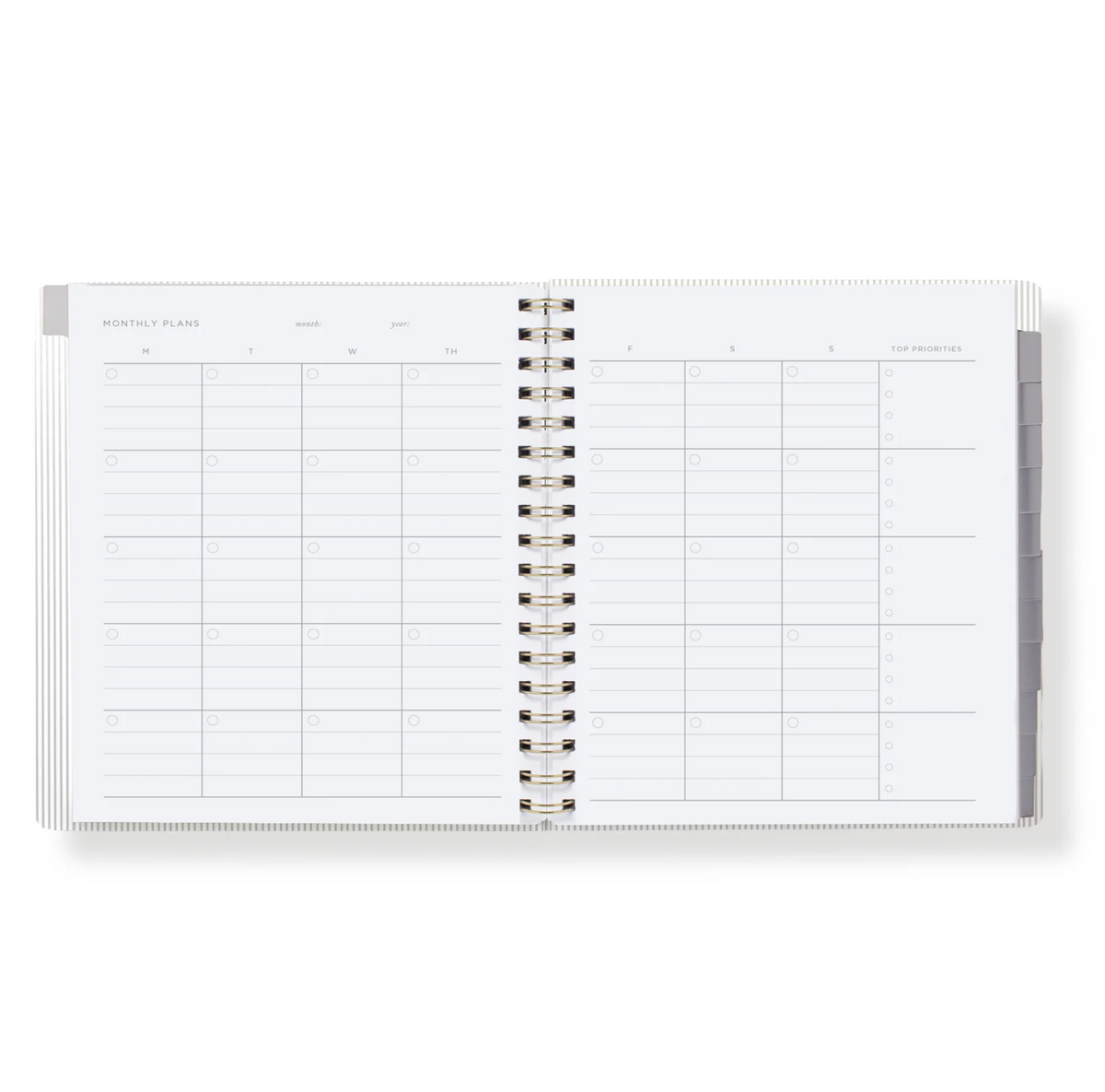 Fringe Studio Espresso Monthly Planner